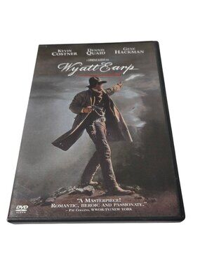 Wyatt Earp DVD Kevin Costner Gene Hackman Dennis Quaid Drama Western PG-13 1994